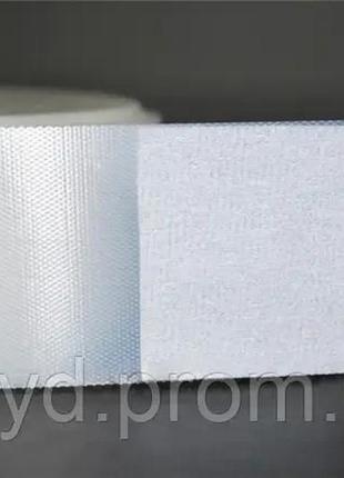 Микро липучка 5 см лента пришивная мягкая памперсная застежка полупрозрачная6 фото