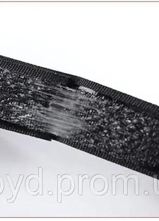 Самоклеящаяся контактная лента липучка 25 мм ширина черная3 фото
