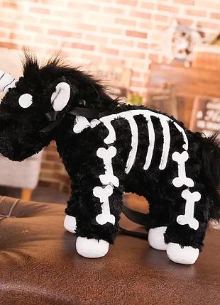 Стильный рюкзак сумка единорог скелет y2k emo goth gothic skull zxc