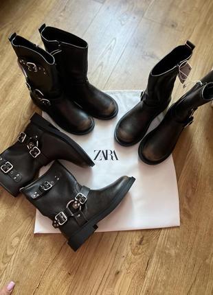 Zara оригинал новые сапожки сапоги ботинки осень весна демисезон