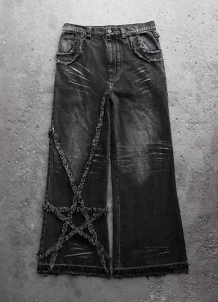Jeans opium rick owens bb simon sematary джинсы new rock опиум штаны у2к