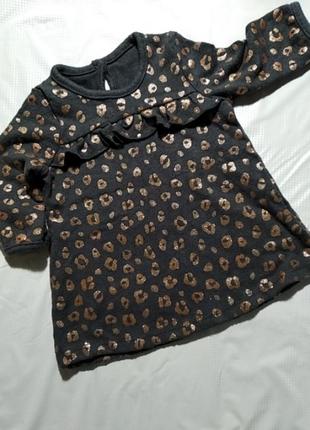 Платье с блестящим принтом 2