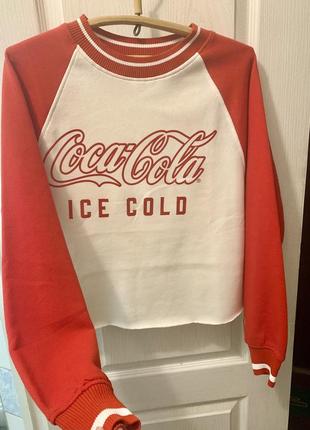 Свитшот coca cola h&m новый
