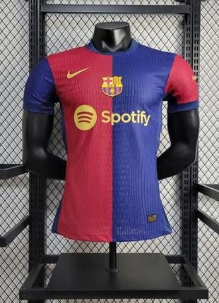 Футболка барселона домашняя 24/25 найк игровая футбольная форма barcelona nike ламин ямаль ольмо педри