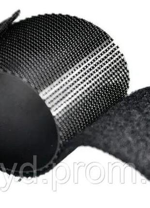 Липучка микро 5 см черная пришивная мягкая застежка тонкое велкро3 фото