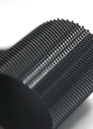 Липучка микро 5 см черная пришивная мягкая застежка тонкое велкро2 фото