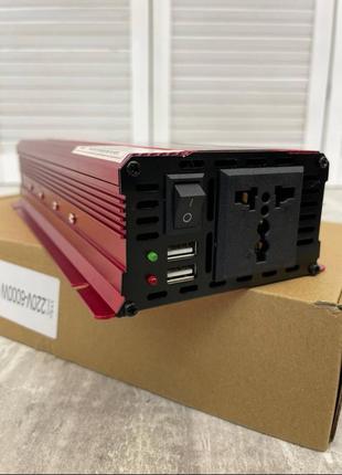 Инвертор 12-220в xuyuan red мощность 6000 вт