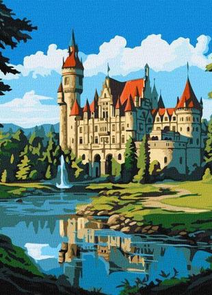 Картина за номерами идейка magic castle © art_selena_ua 40х50см kho6334 набір для розпису за цифрами