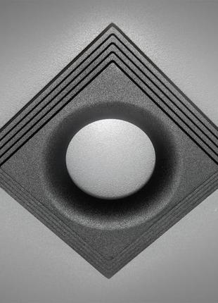 Точечный светильник diasha серия "аluminium" pr-6-bk