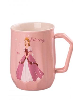 Милая чашка , чашка керамическая, в оригальном дизайне объем 400 мл ,принцесса дисней3 фото
