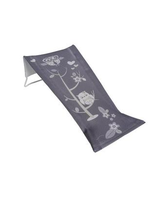 Горка для купания 3d мембрана tega owls baby bath seat so-026-106 grey (серый)
