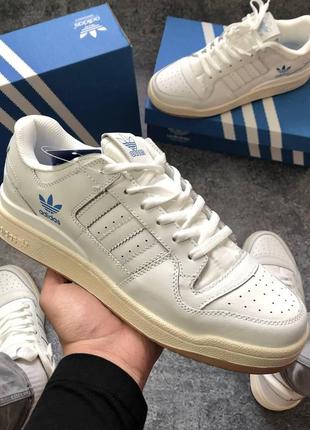 Кроссовки adidas forum low white1 фото