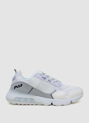 Кросівки чоловічі текстиль, колір біло-сірий, 243r1233-29