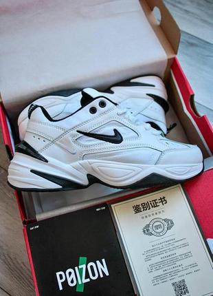 Кросівки nike m2k tekno white black8 фото