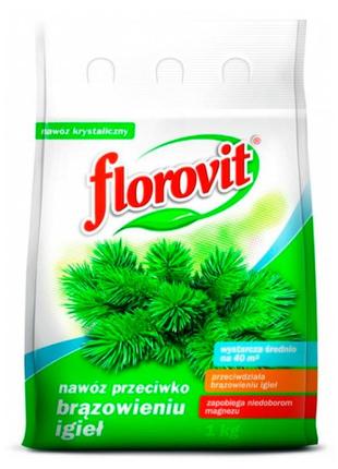Florovit удобрение против бурения хвои 1кг. флоровит