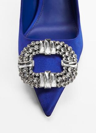 Mango туфлі на високих підборах з ювелірним декором(під замовлення 7 днів)