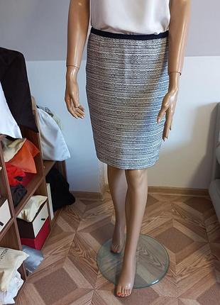 Max mara! оригінал! чарівна твідова спідниця/юбка