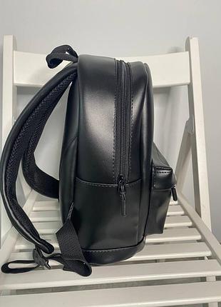 Женский рюкзак черный, эко кожа
