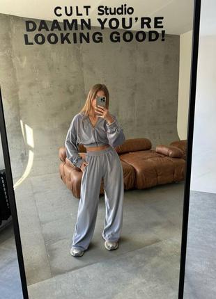 Велюровый костюм