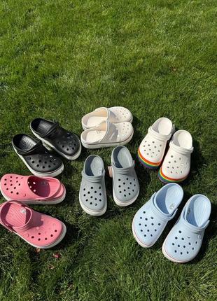 Стильная и удобная обувь крокс на платформе crocs avis Yeezy platform