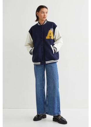 Стильная куртка бомбер h&m