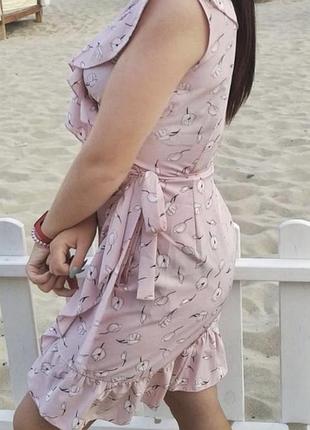 Летнее платье на запах