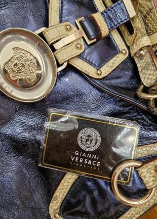 💔винтажная редкая сумка versace (паспорт в комплекте) оригинал3 фото