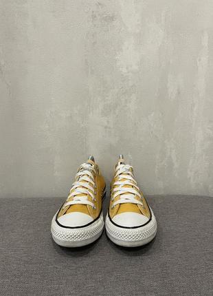 Літні жовті кросівки кеди взуття converse all star4 фото