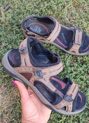 Кожаные босоножки сандалии abeo us 10.5