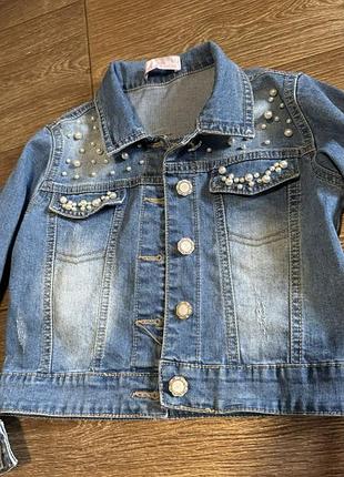 Джинсова куртка піджак 7 років