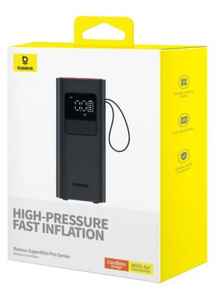 Автонасос baseus на акумуляторі міні компресор supermini pro c11159300111-00 2