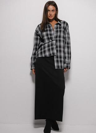 Картата сорочка oversize3 фото