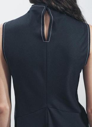 Сукня жіноча темно-синя віскозна zara new5 фото