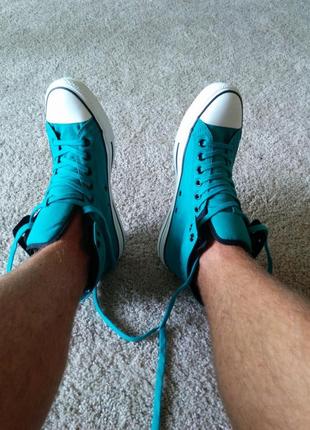 Кеды converse бирюзовые