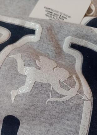 New collection. итальянская платье-туника italy с надписью love you . трикотажная...