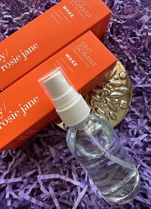 100% натуральный дезодорант без алюминия deodorant wake the f*ck up deodorant by rosie jane