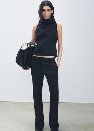 Брюки женские черные zara new