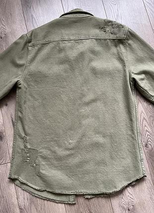 Джинсовий жакет zara 6