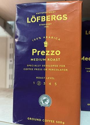 Кава мелена löfbergs prezzo 0,500 кг