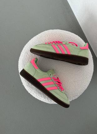 Кросівки adidas spezial green pink