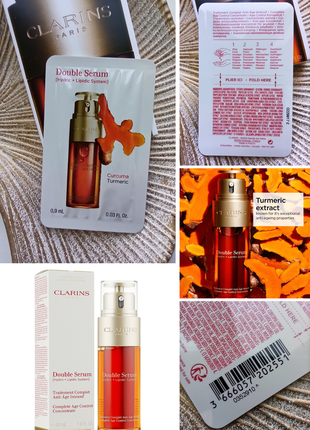 🫚clarins double serum complete age control concentrate двойная антивозрастная сыворотка