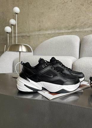 Женские и мужские кроссовки nike m2k black white
