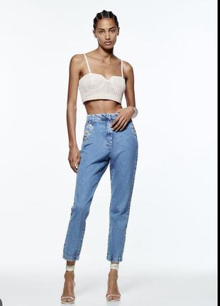 Джинси мом zara