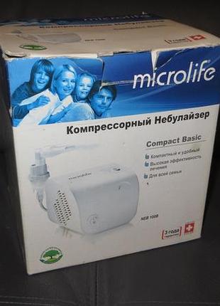 Інгалятор компресорний (небулайзер) microlife neb 100в
