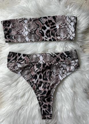 Купальник раздельный бикини бандо missguided3 фото