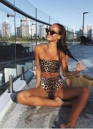 Купальник раздельный бикини бандо missguided6 фото