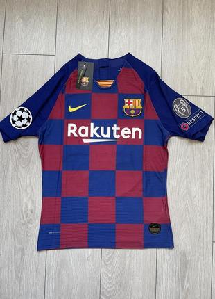 Футболка барселона месси 19/20 найк игровая vaporknit ретро футбольная форма barcelona nike messi