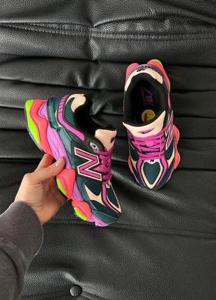 Мужские кроссовки new balance 9060 purple acid v / smb