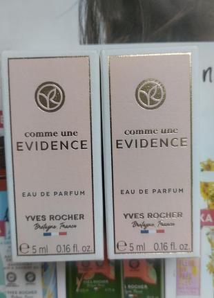 Парфумована вода ів роше 5 мл comme une evidence yves rocher