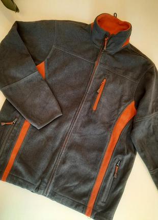 Якісна флісова курточка розмір l /xl